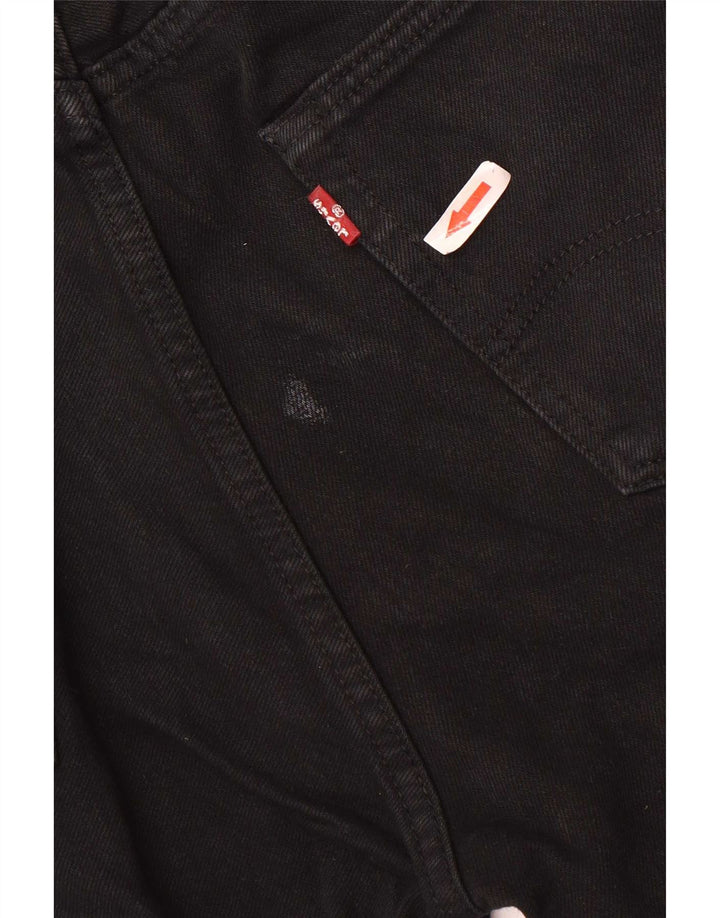 Blugi drepti pentru bărbați Levi's 501 W32 L34 bumbac negru