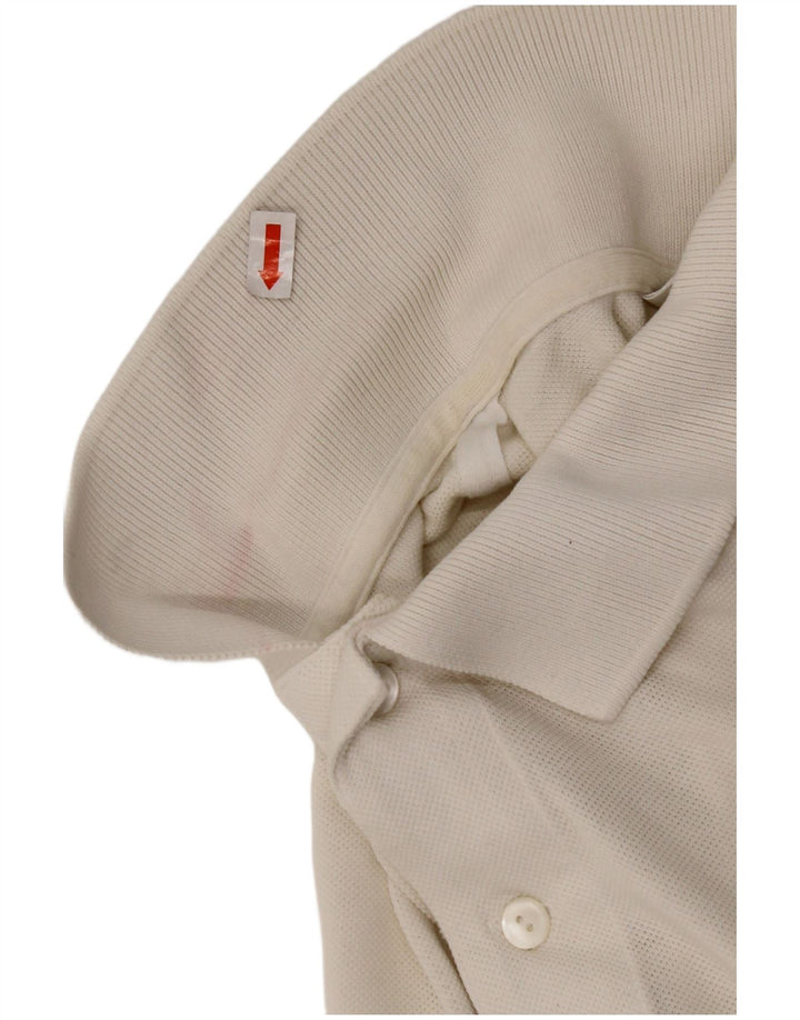 Tricou polo pentru bărbați LACOSTE Mărimea 3 Bumbac alb mic