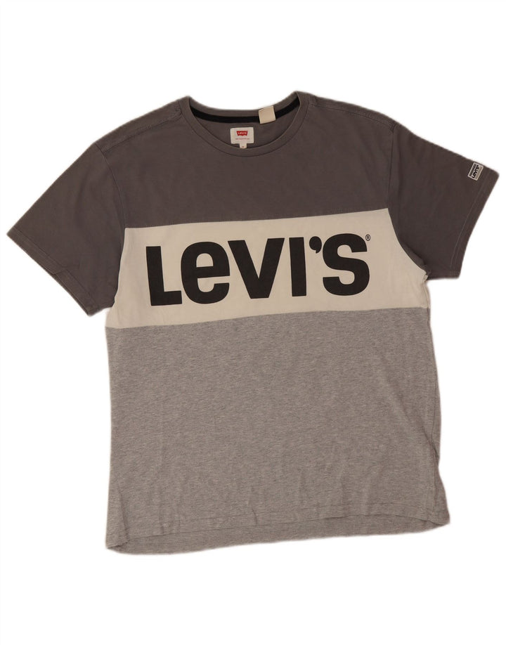Tricou cu grafică Levi's pentru bărbați Top mediu multicolor Colorblock