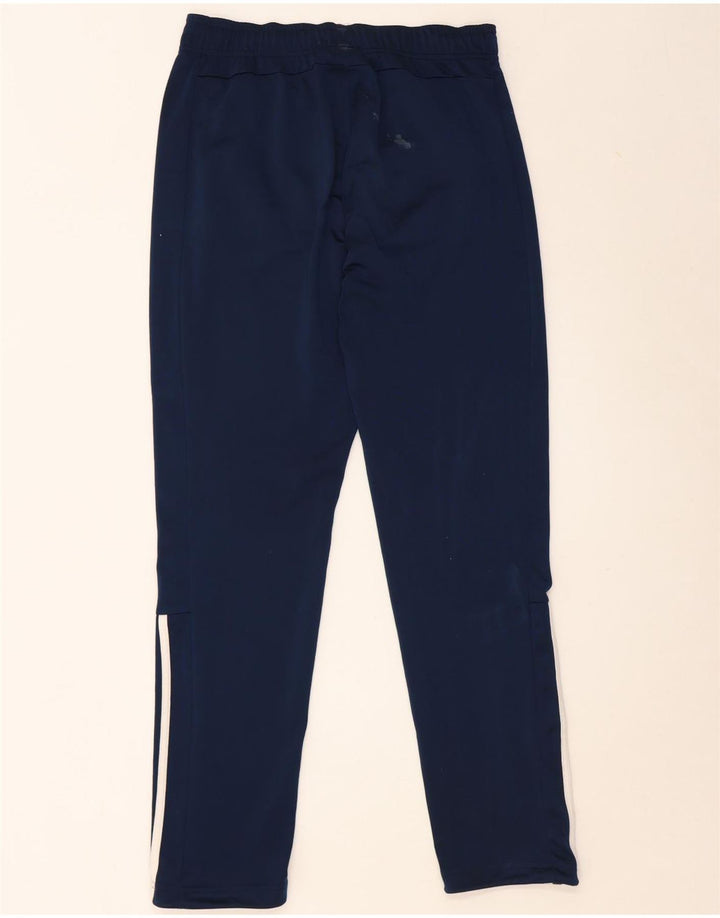 Pantaloni de trening Adidas pentru bărbați, poliester mediu bleumarin
