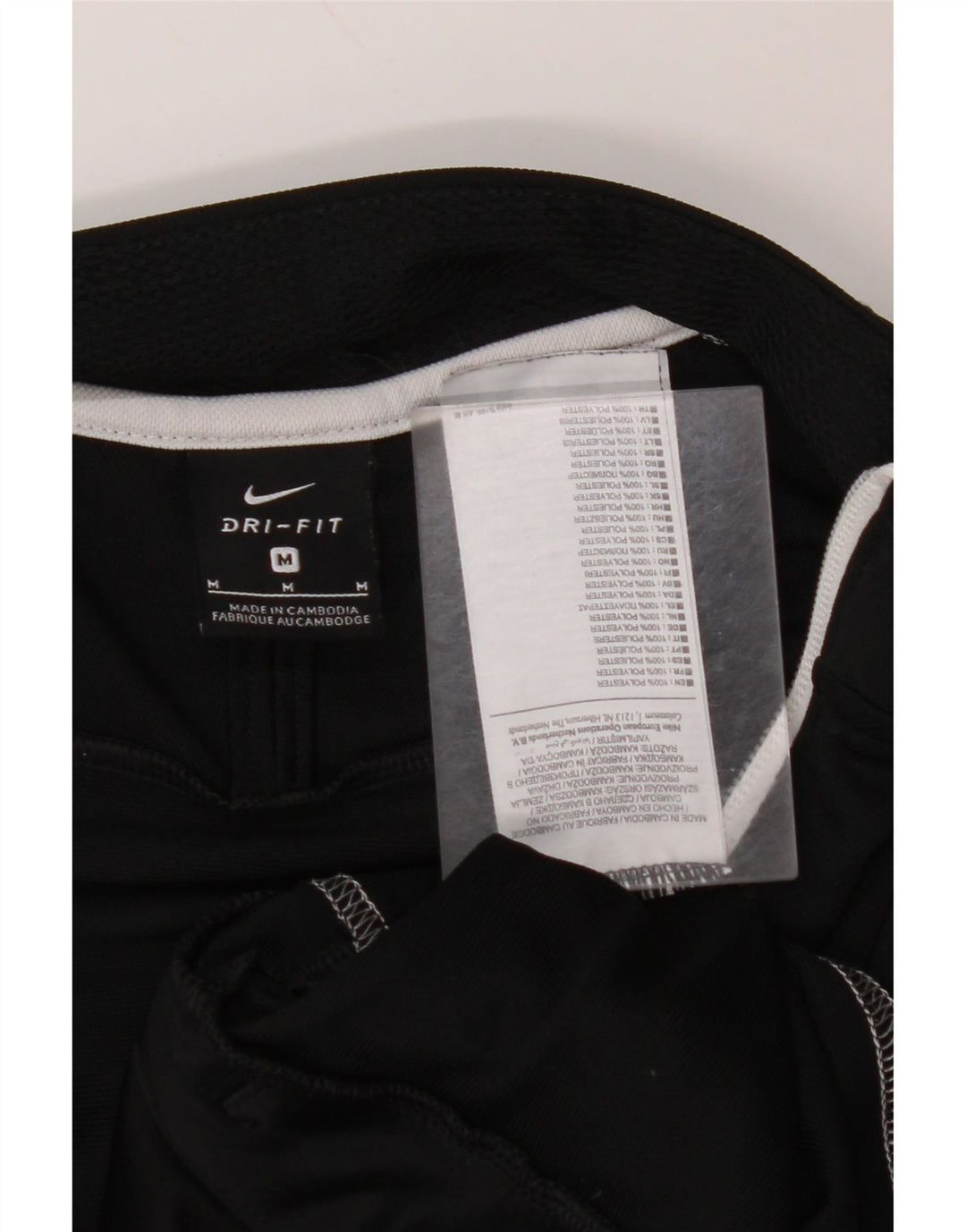 Jachetă de trening pentru bărbați NIKE, negru mediu, poliester bloc de culoare