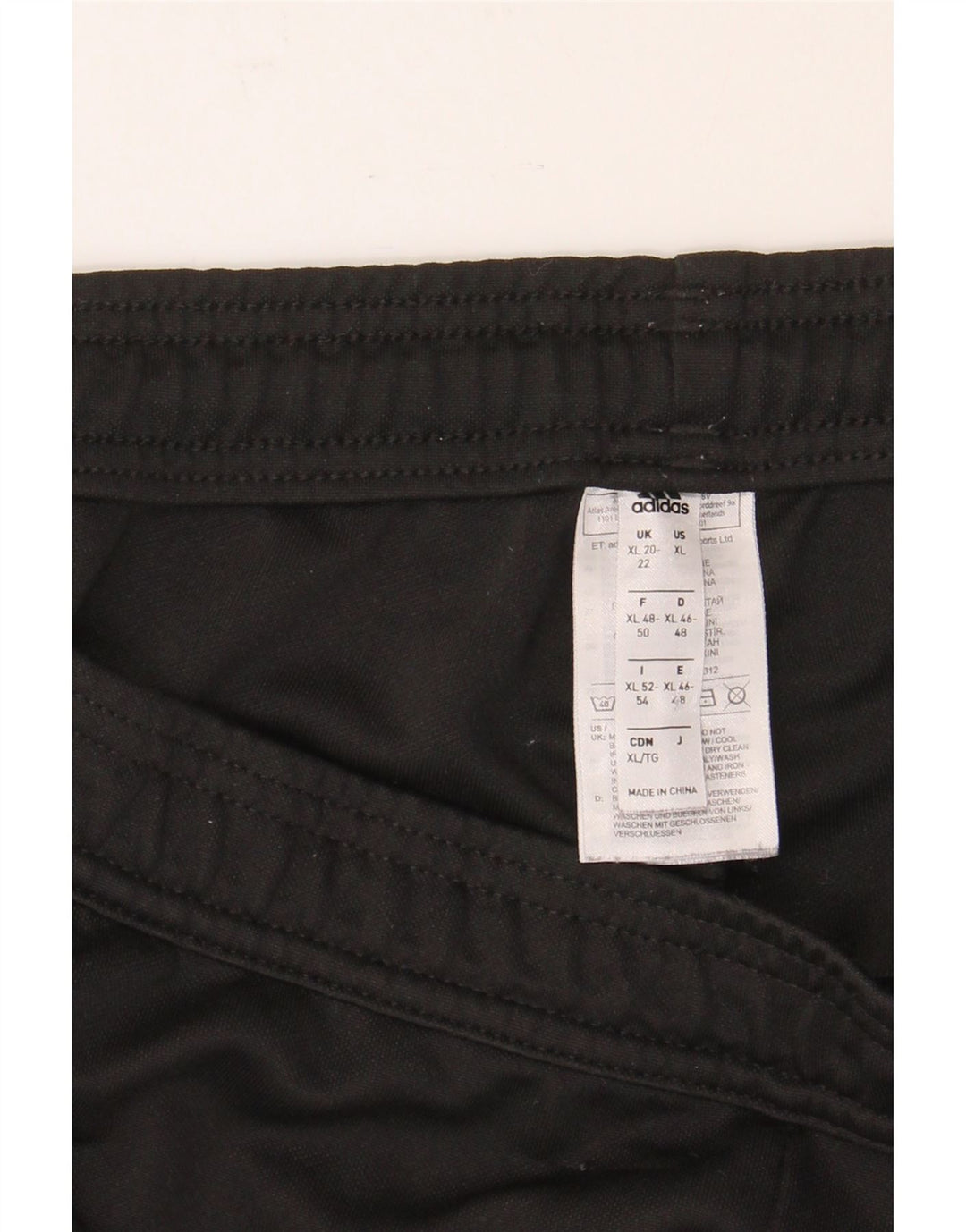 ADIDAS Womens Climacool Tracksuit Trousers UK 20/22 XL Black Polyester Vintage Adidas and Second-Hand Adidas from Messina Hembry 