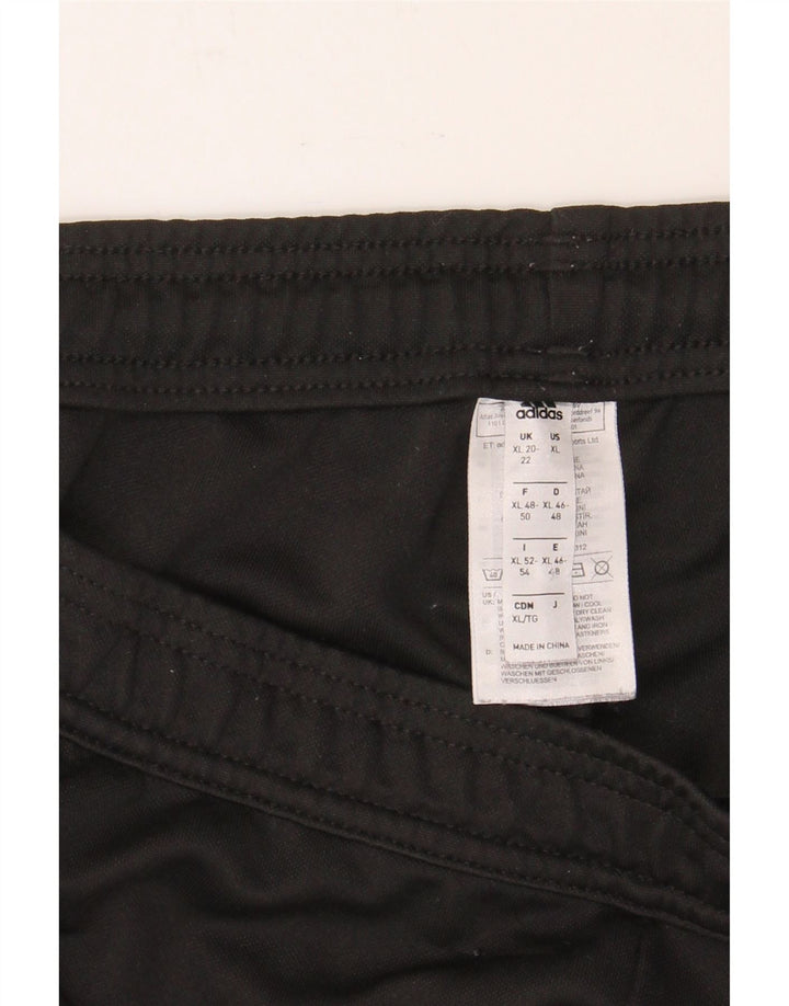 ADIDAS Womens Climacool Tracksuit Trousers UK 20/22 XL Black Polyester Vintage Adidas and Second-Hand Adidas from Messina Hembry 