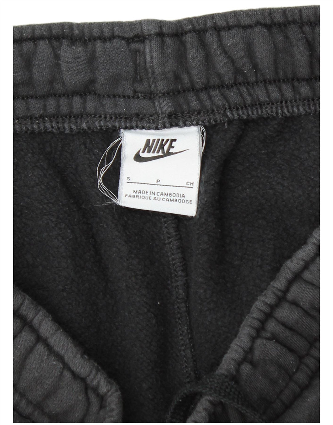 Pantaloni de trening cargo NIKE pentru bărbați Joggeri mici din bumbac negru