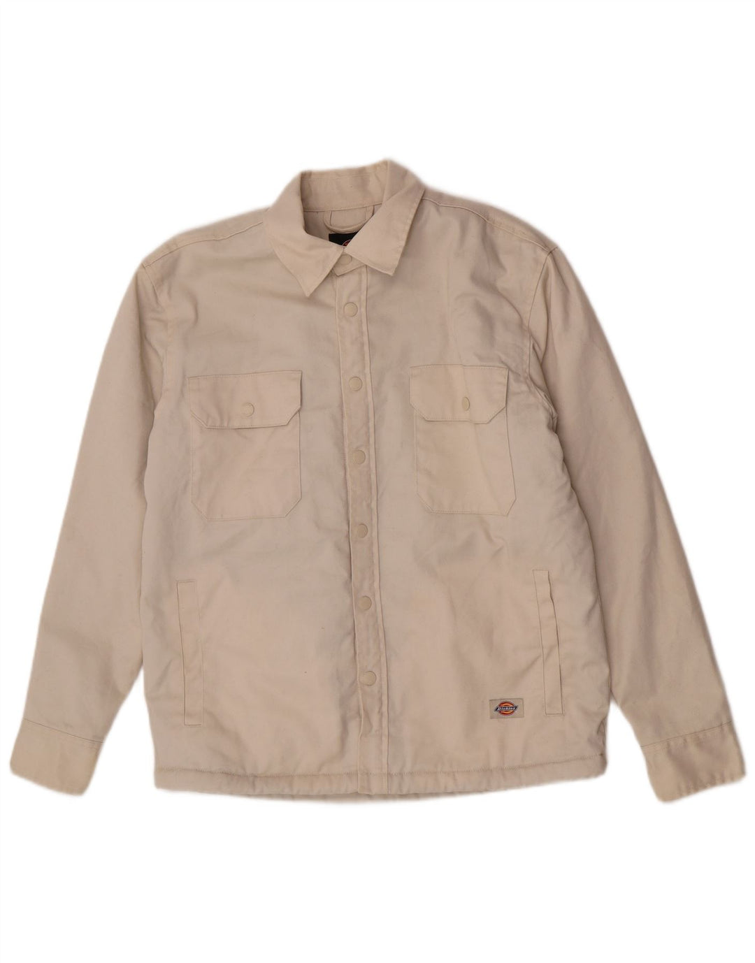 Jachetă din denim Sherpa pentru bărbați Dickies UK 36 Poliester Bej mic