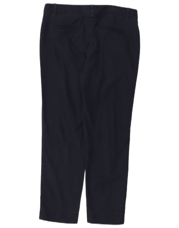 Pantaloni tăiați pentru femei Gap slim US 8 Medium W30 L27 Bleumarin Bumbac