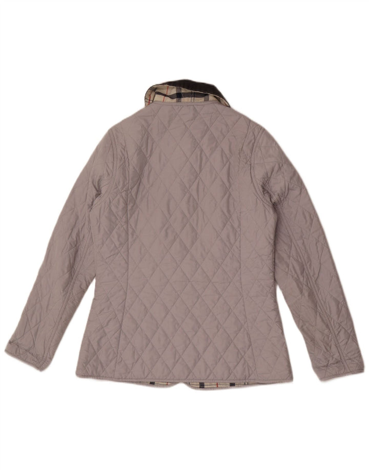 Jachetă matlasată Barbour pentru femei UK 8 Small, gri, poliester color bloc