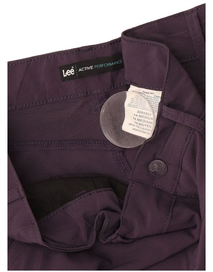 Pantaloni scurti cargo pentru femei LEE US 14 XL W36 Poliester violet