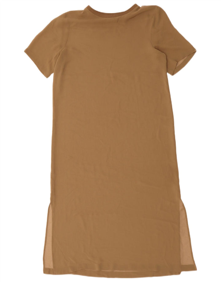 Rochie Maxi pentru Damă Zara UK 14 Medium Bej