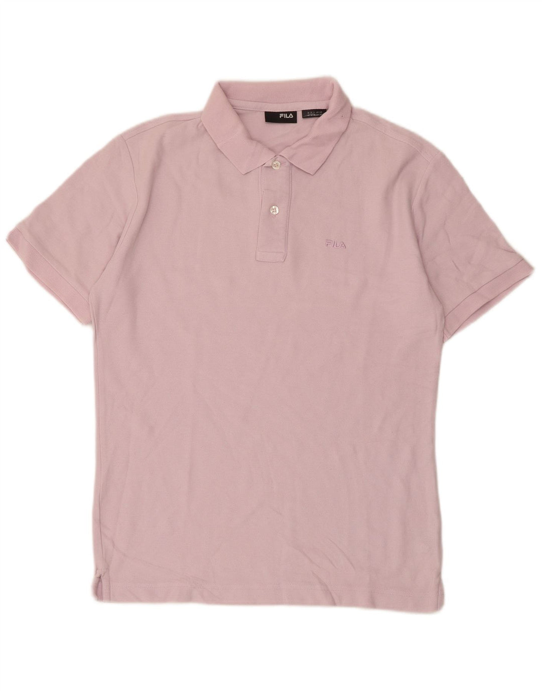 Tricou polo Fila pentru bărbați, bumbac violet mic