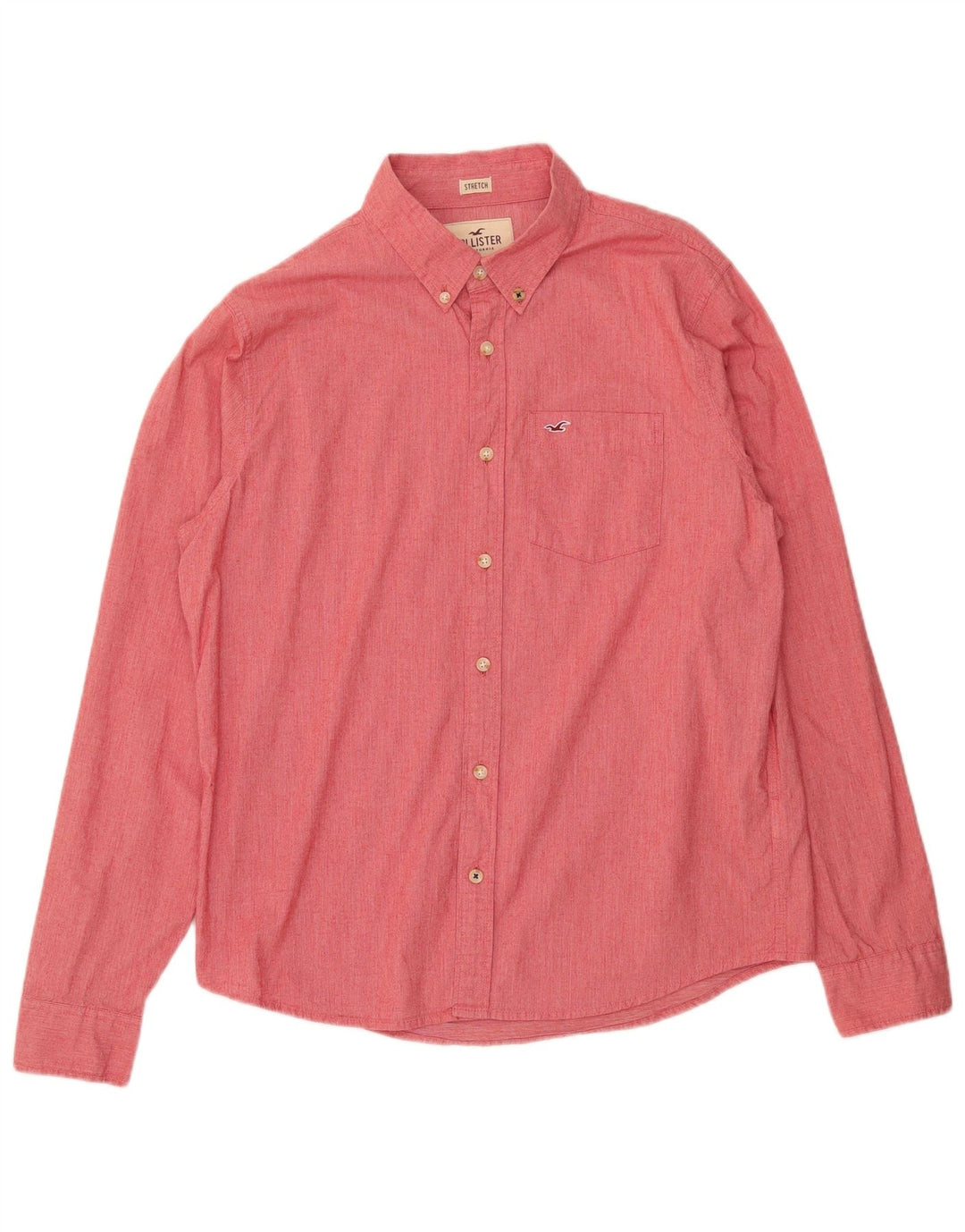 Cămașă pentru bărbați HOLLISTER XL bumbac roșu
