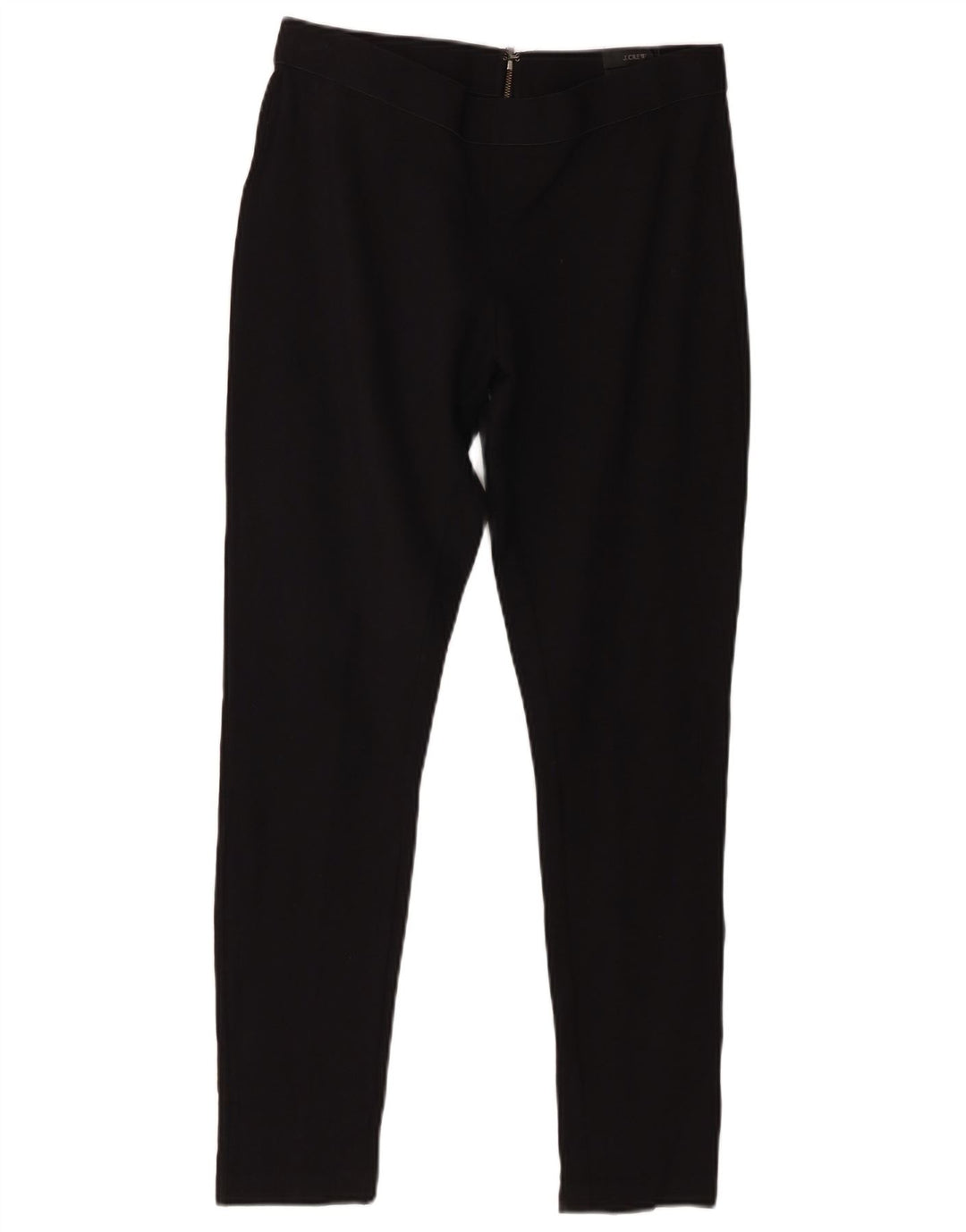 Pantaloni casual pentru femei Pixie cu talie medie J. Crew US 10 Large W28 L27 Negru