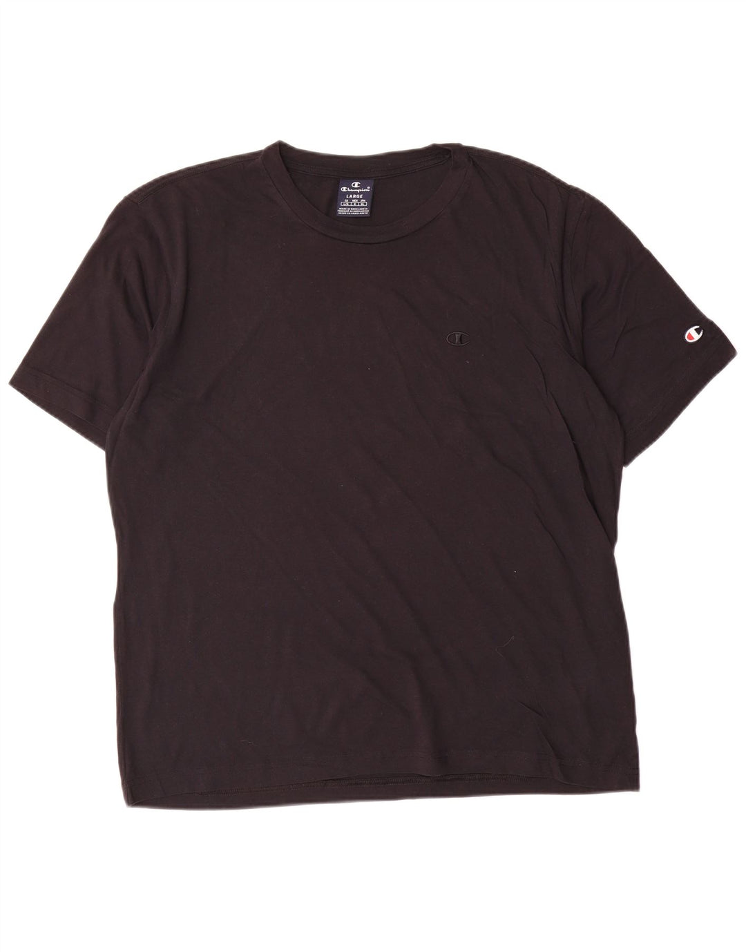 Tricou pentru bărbați Champion Top mare din bumbac negru