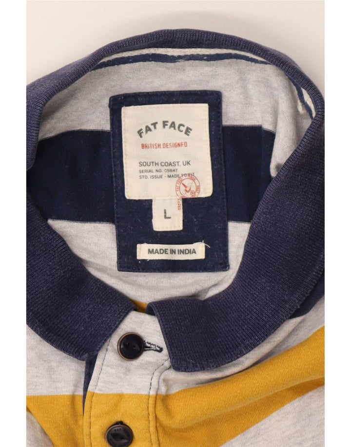 Tricou polo rugby pentru bărbați FAT FACE, cu dungi mari, multicolore