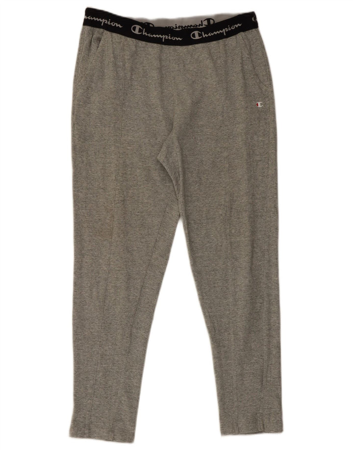 Pantaloni de trening cu grafic pentru femei Champion 2XL, gri, bloc de culoare