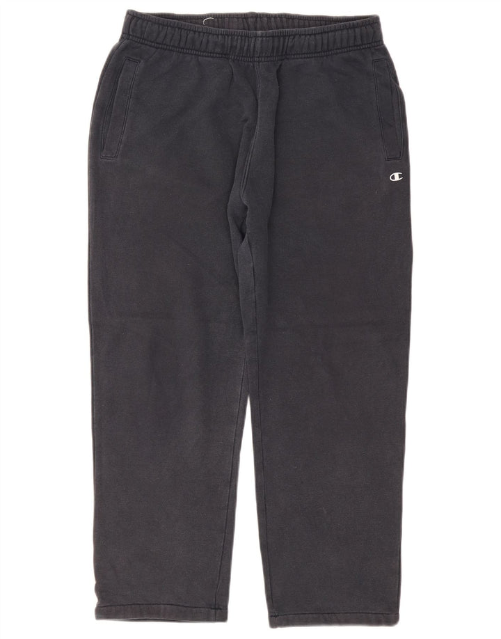 Pantaloni de trening pentru bărbați Champion Crop, bumbac mediu albastru bleumarin