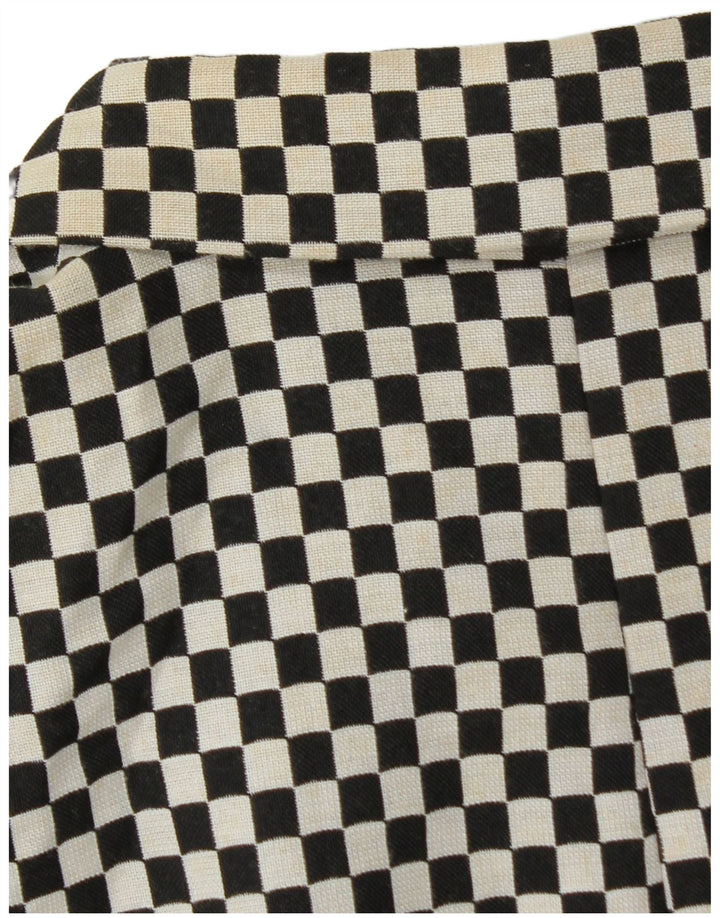 Jachetă Blazer Crop pentru Damă Zara UK 6 XS Negru Geometric