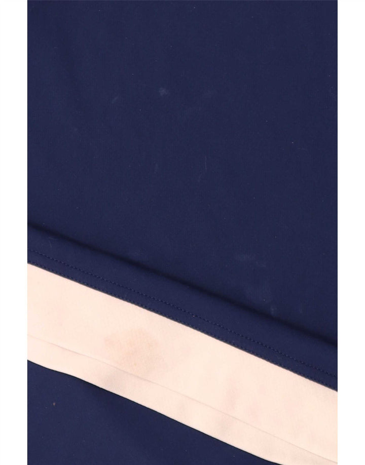 Tricou Adidas Climalite pentru bărbați Top mare, albastru bleumarin, poliester color bloc