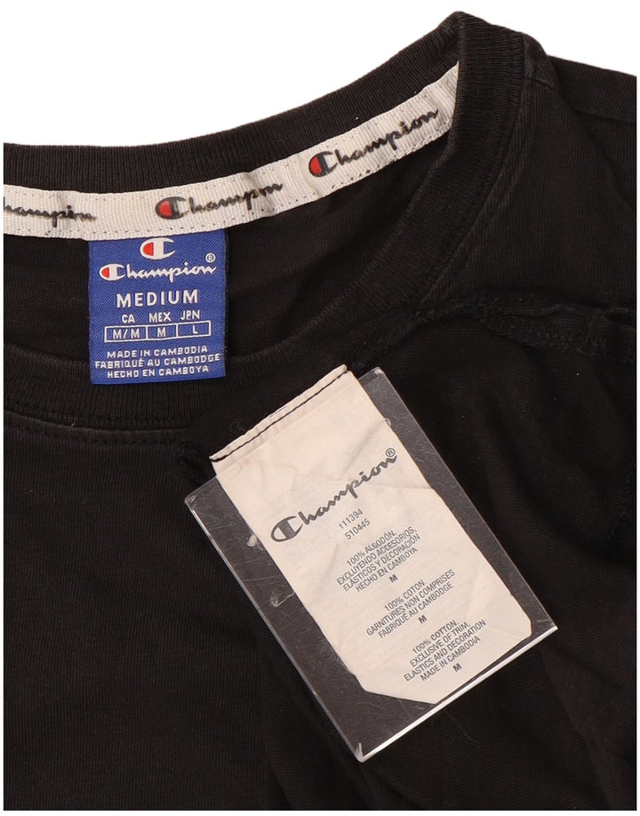 Tricou pentru femei CHAMPION Top UK 14 Medium Black Bumbac