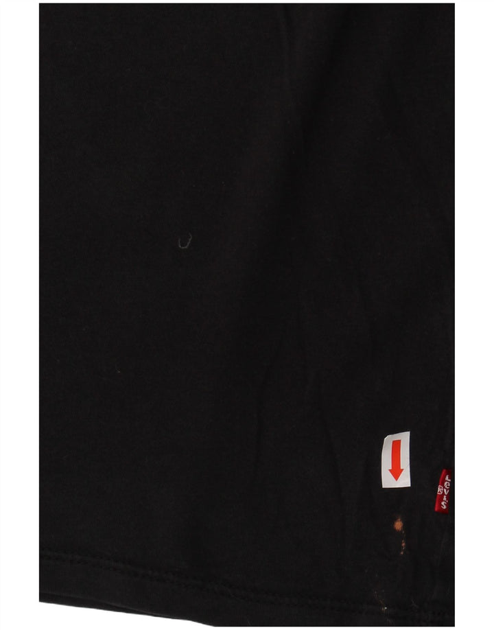 Tricou grafic pentru femei LEVI'S Top UK 16, mare, negru, bumbac