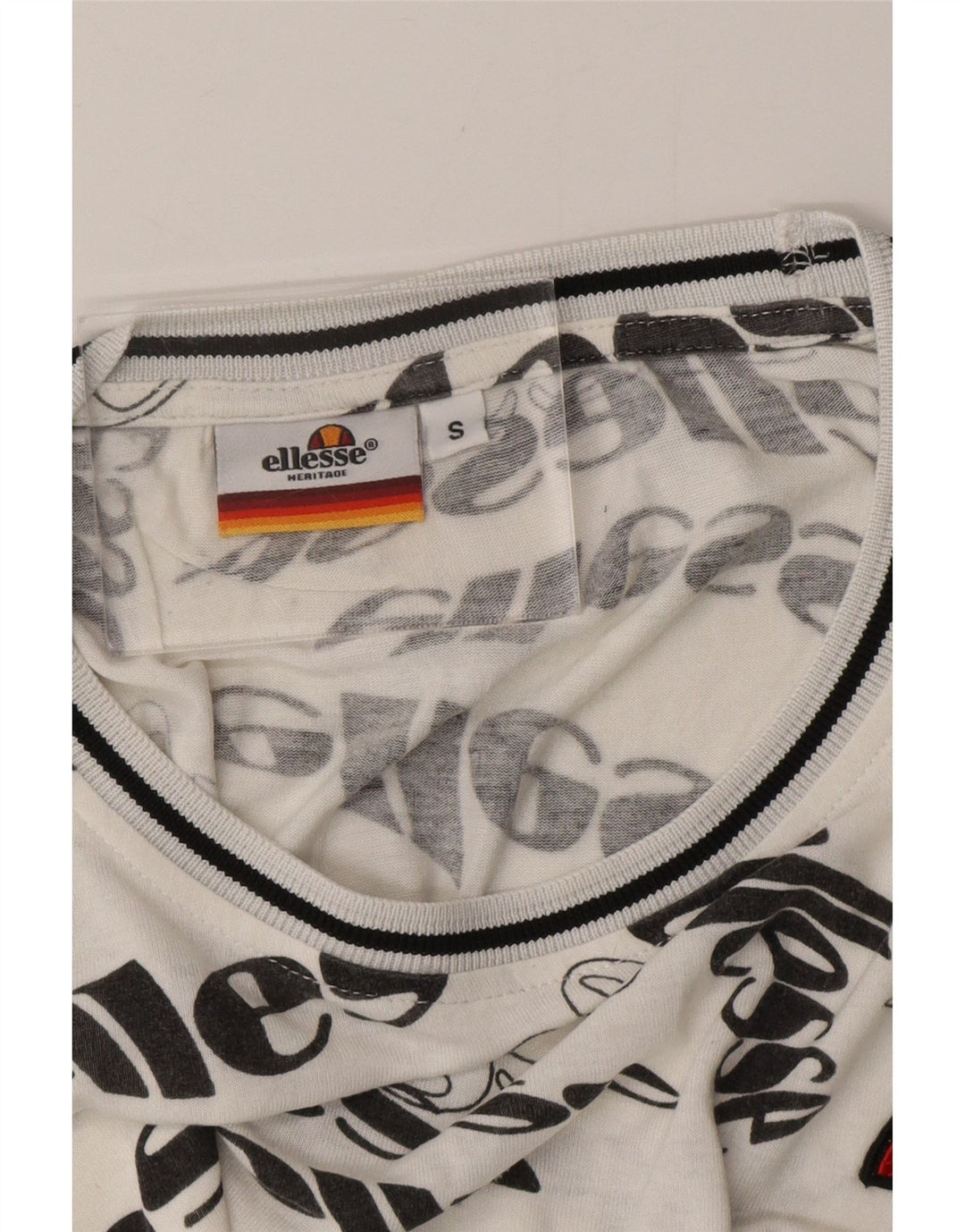 Tricou grafic ELLESSE pentru bărbați Top mic alb