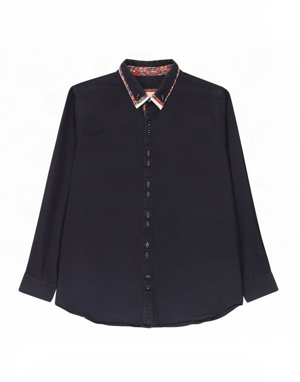 Cămașă pentru bărbați Joe Browns 2XL din bumbac bleumarin