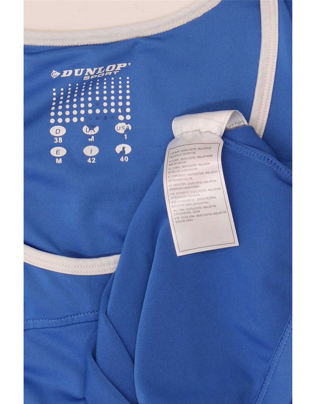 Vestă Dunlop pentru femei UK 12 Medium Blue Colorblock Poliester