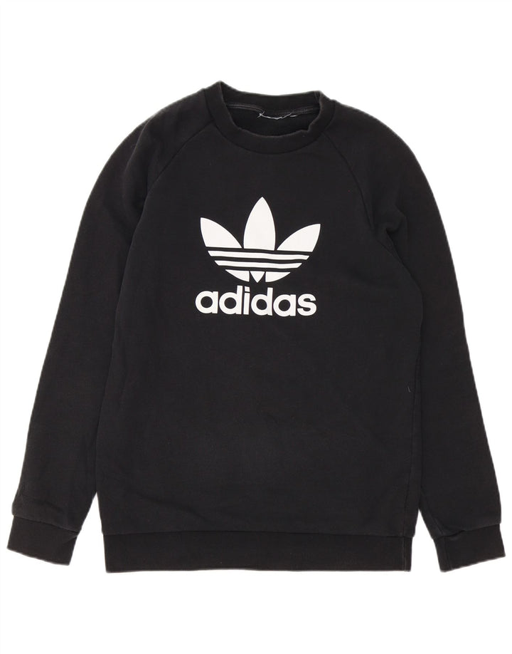 Hanorac grafic pentru bărbați Adidas Jumper Mic Negru