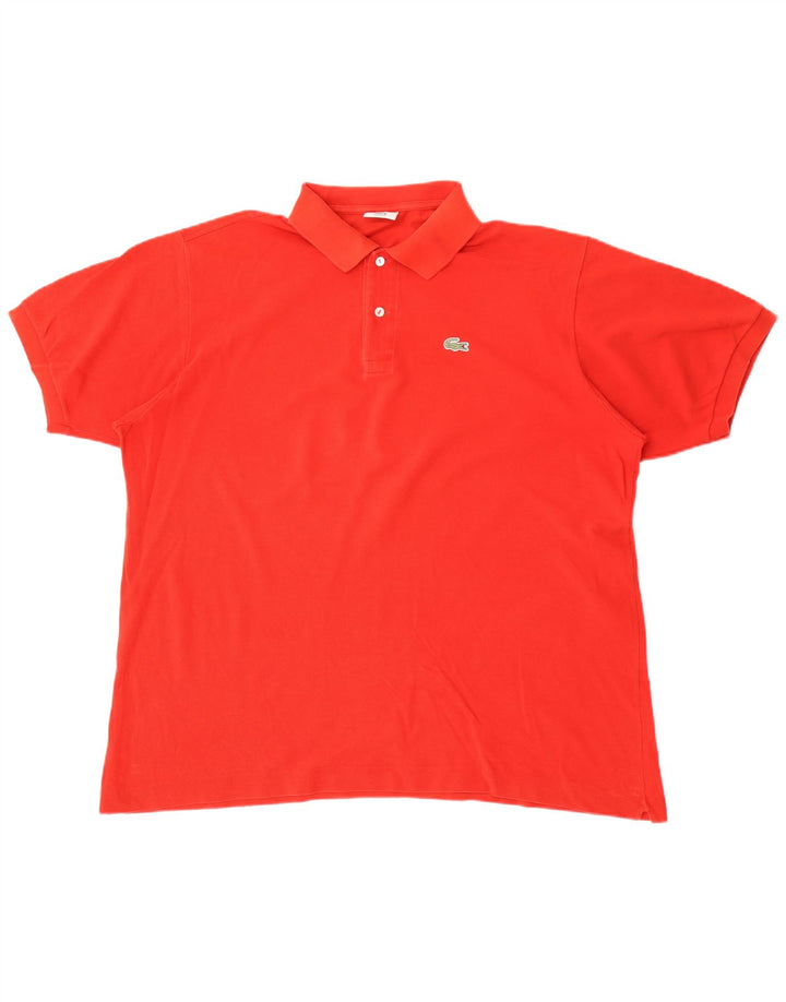 Tricou polo pentru bărbați Lacoste Mărimea 7 2XL Bumbac roșu