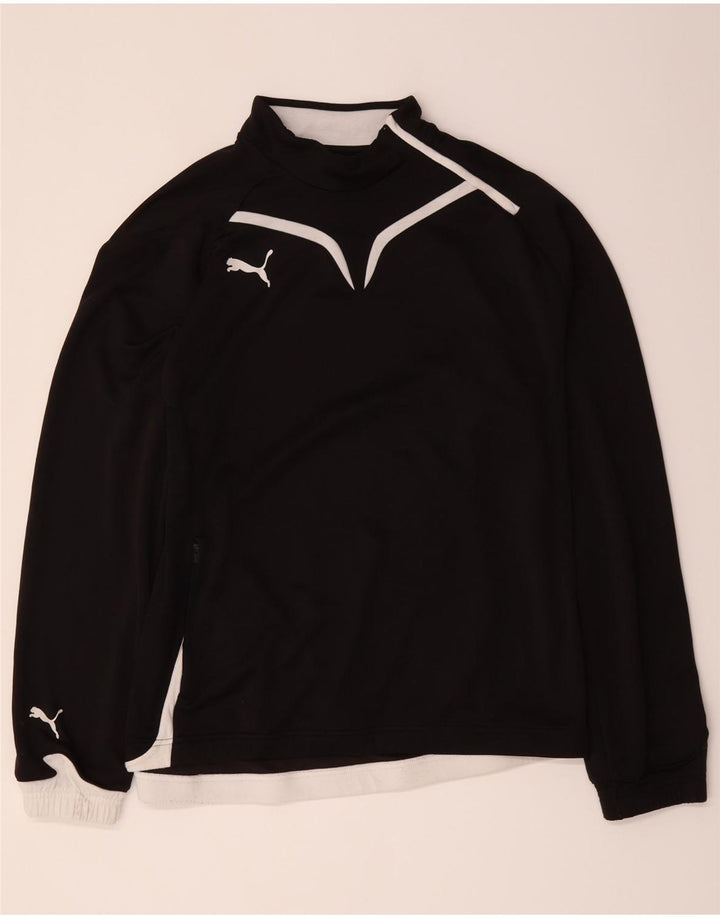 Trening pentru bărbați Puma Pullover Top Jachetă mare, negru, poliester color bloc
