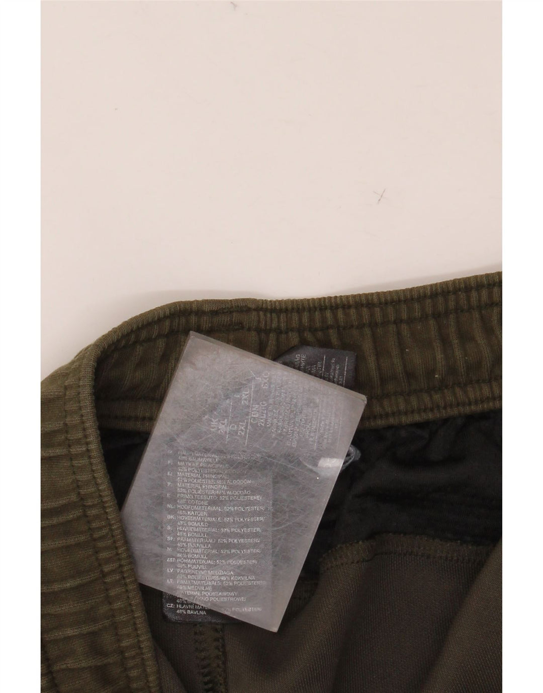 Pantaloni de trening pentru bărbați ADIDAS Pantaloni de jogging 2XL Kaki Poliester color bloc