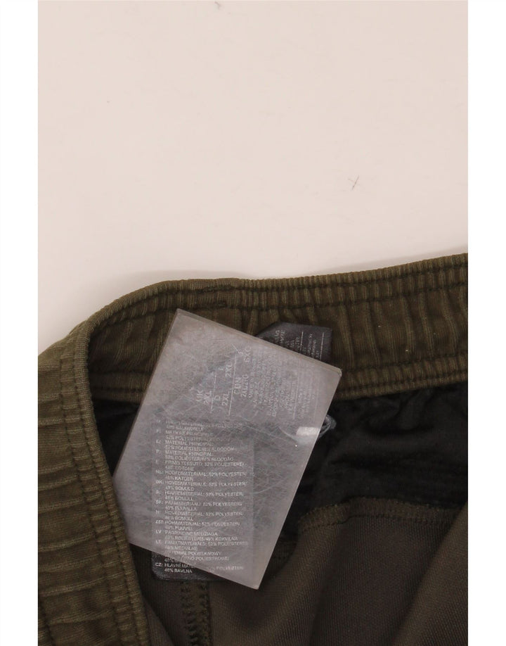 Pantaloni de trening pentru bărbați ADIDAS Pantaloni de jogging 2XL Kaki Poliester color bloc