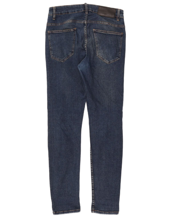 Blugi skinny pentru bărbați Zara EU 40 Medium W31 L30 Bumbac albastru