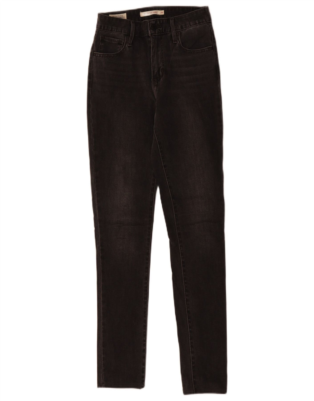 Blugi skinny cu talie înaltă pentru femei LEVI'S 721 W26 L30 bumbac gri