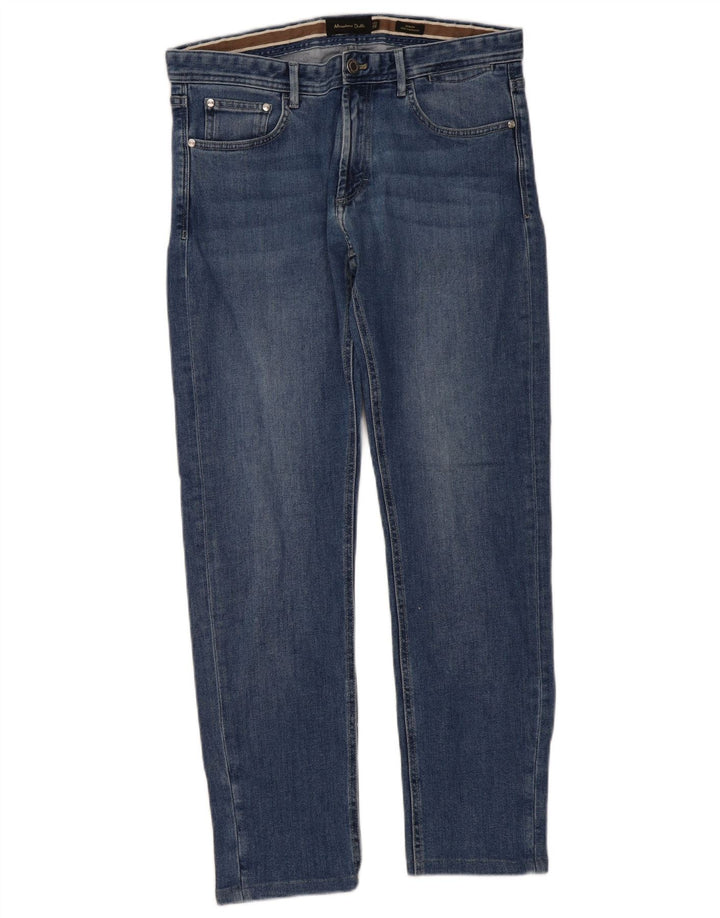 Blugi slim pentru bărbați Massimo Dutti EU 42 Large W32 L30 Blue