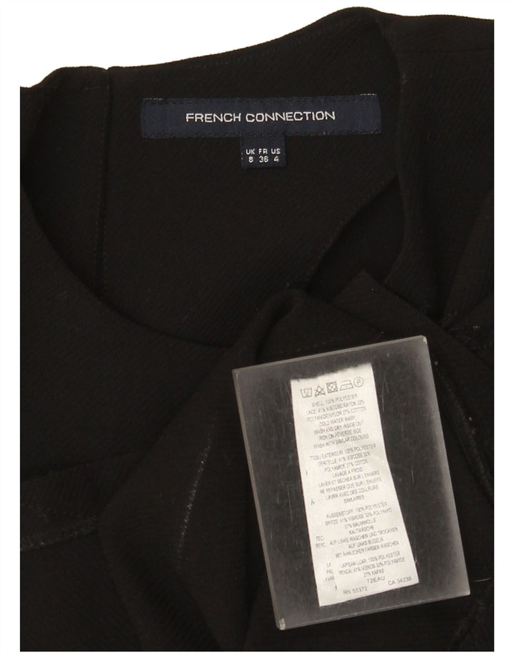 Crop Top pentru femei French Connection UK 8 Poliester negru mic
