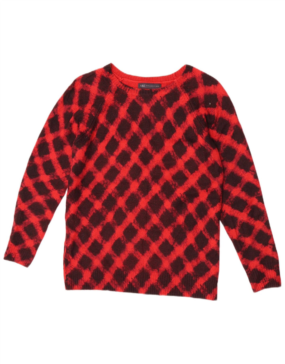 Pulover pentru femei Marks & Spencer cu gât cu barca UK 8 Small Red
