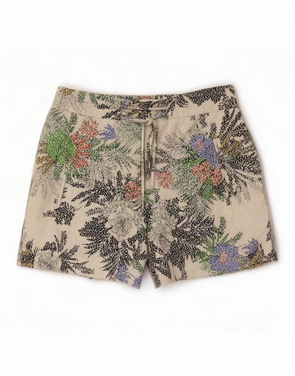 Pantaloni scurți casual pentru femei Zara Medium W28 Multicolor Floral
