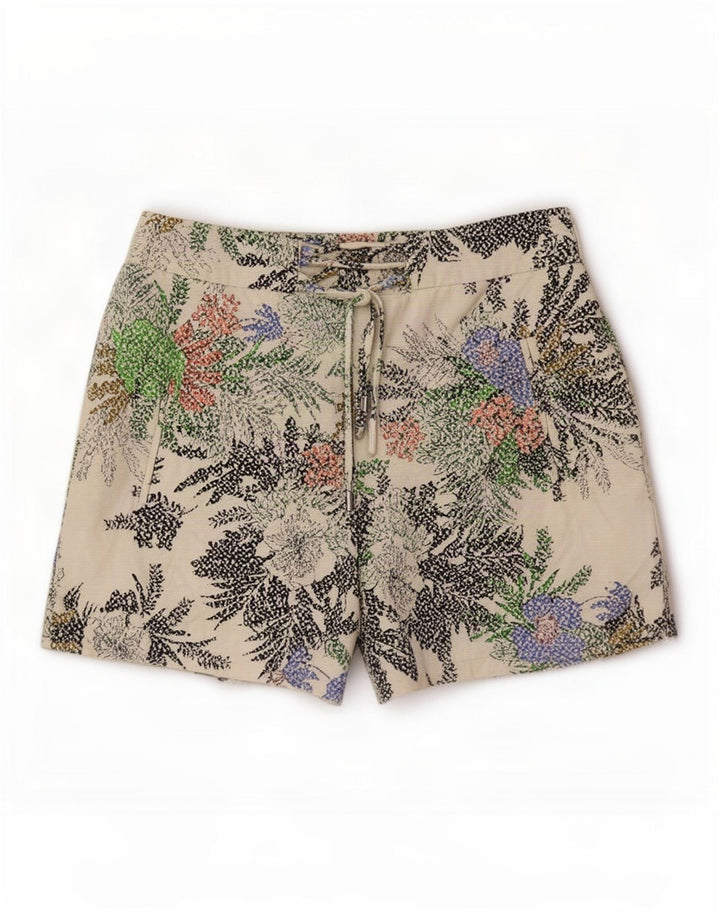 Pantaloni scurți casual pentru femei Zara Medium W28 Multicolor Floral