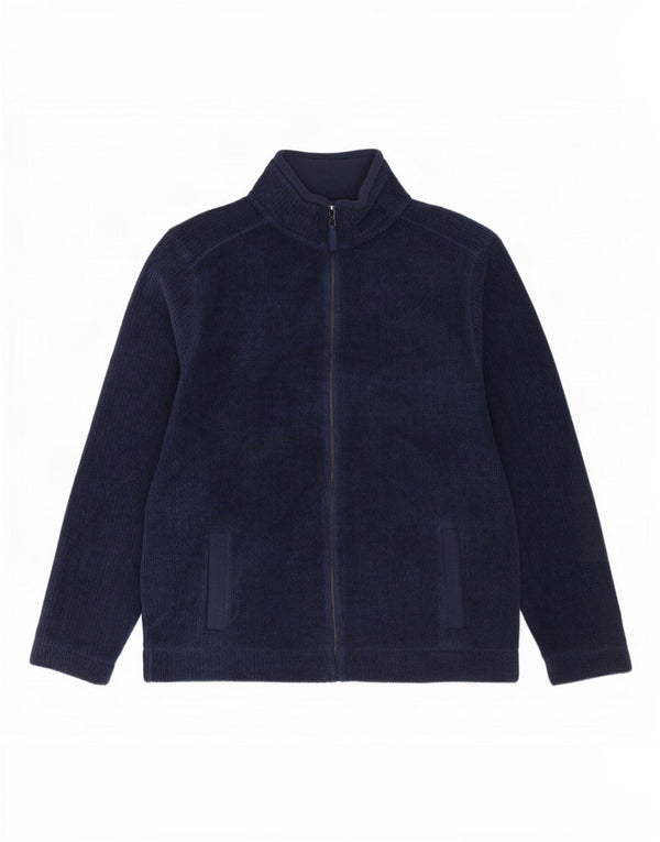 Jachetă fleece pentru bărbați Marks & Spencer, cu tăiere obișnuită, UK 38 Medium Bleumarin