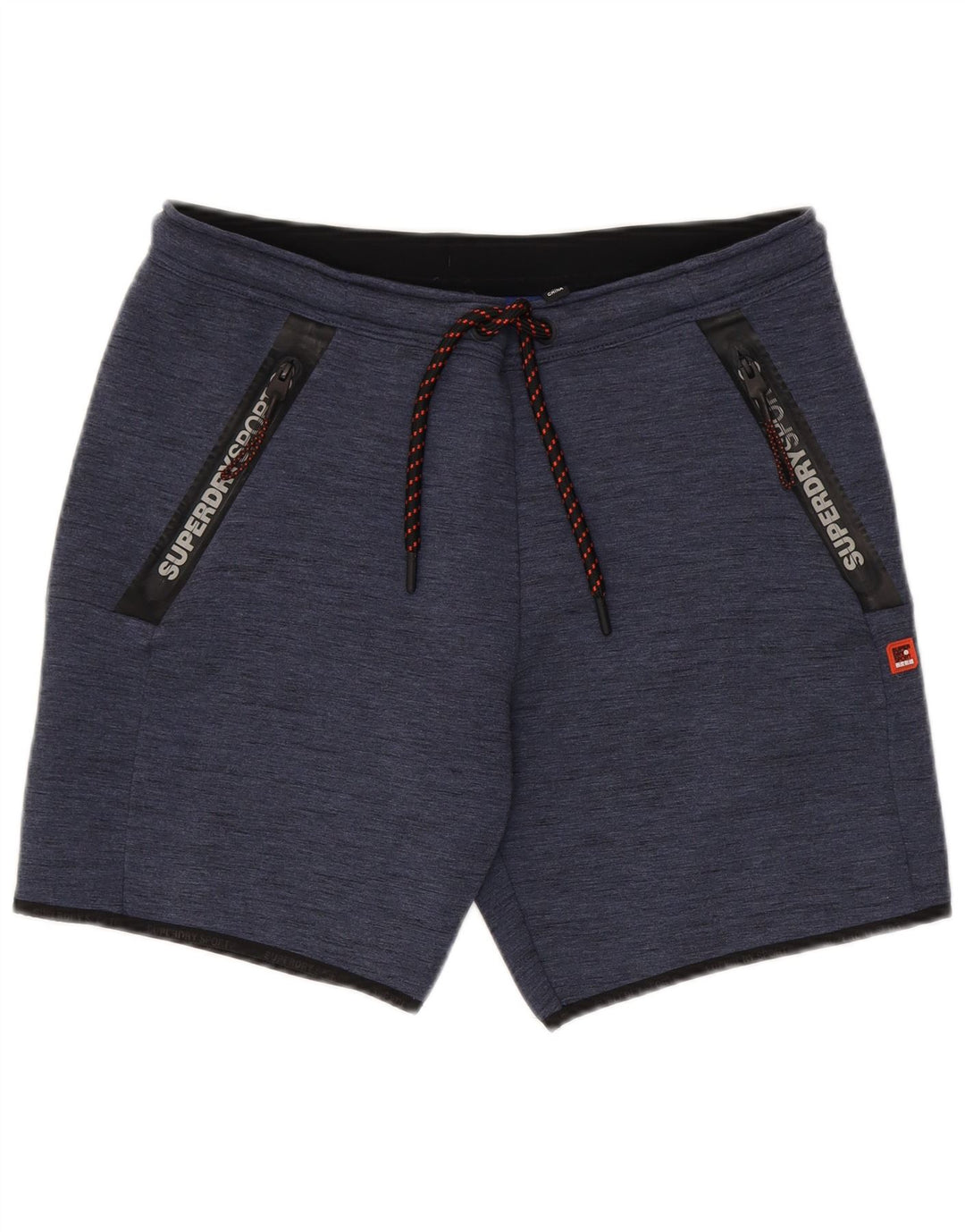 Pantaloni scurți sport Superdry pentru bărbați, mari, bleumarin, poliester