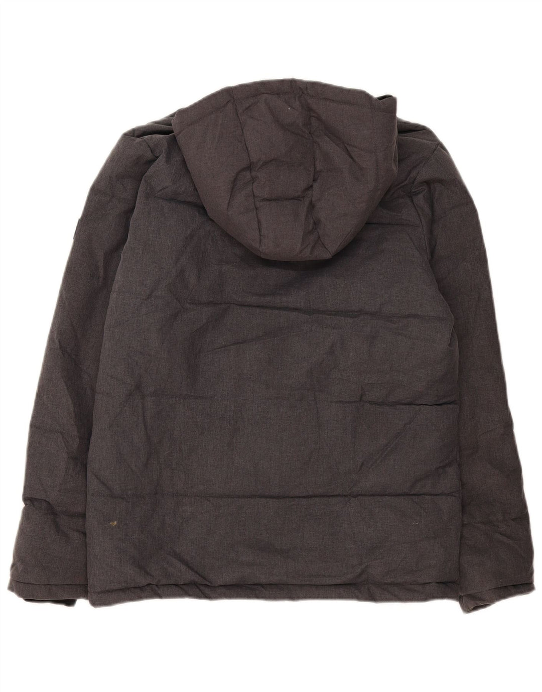 Jack & Jones Jachetă căptușită cu glugă pentru băieți 15-16 ani, gri cu pete