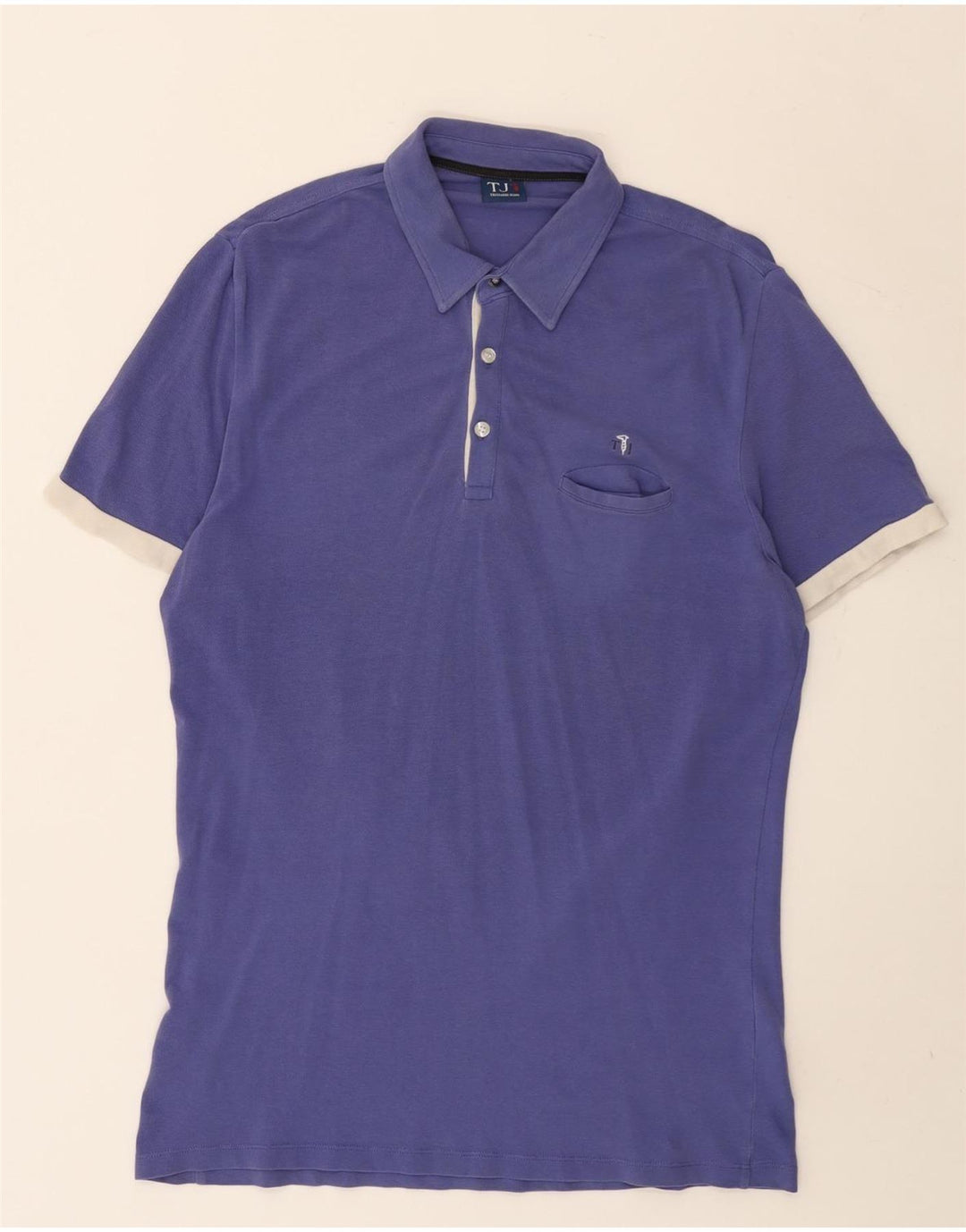 Tricou polo pentru bărbați Trussardi Jeans Mov mare