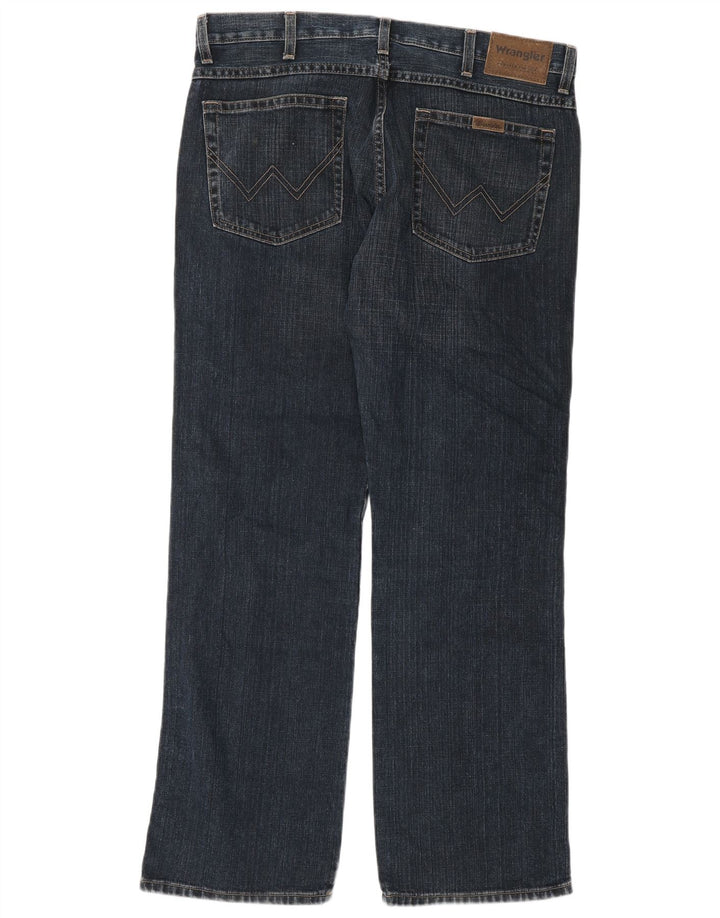 Blugi pentru bărbați Bootcut Wrangler W34 L32 Bumbac albastru