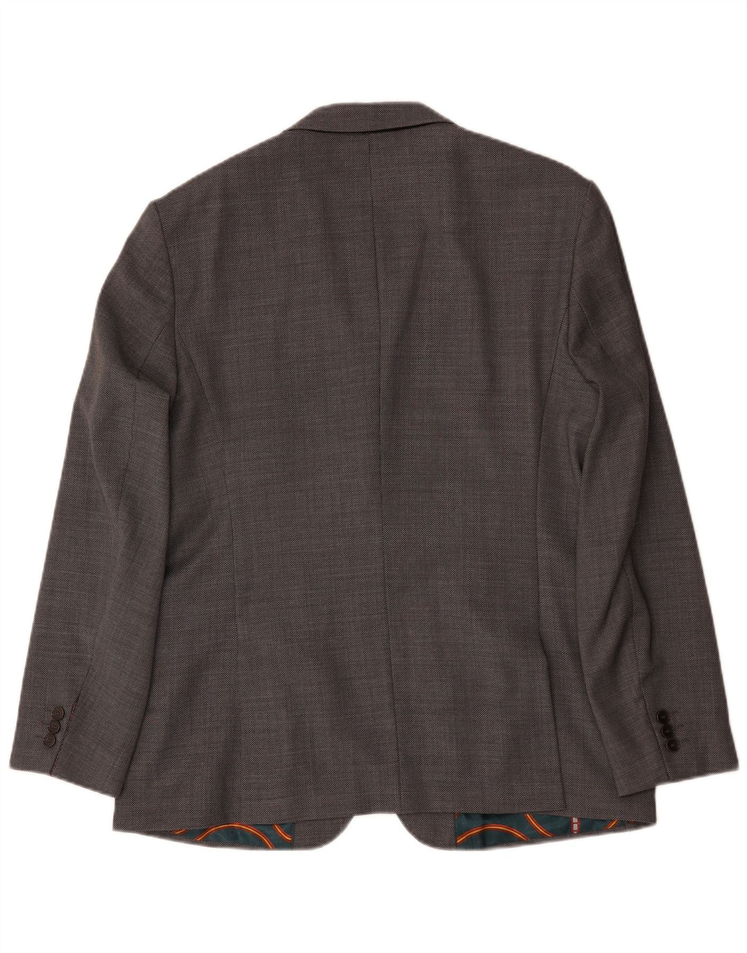 Jachetă pentru bărbați Ted Baker, cu 2 nasturi, cu tăiere obișnuită, UK 44 2XL, lână gri