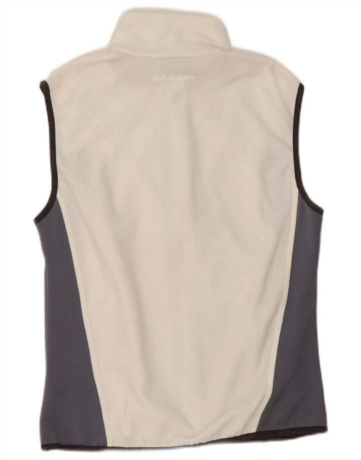 Gilet din fleece pentru femei Mammut UK 16, mare, alb, poliester color bloc