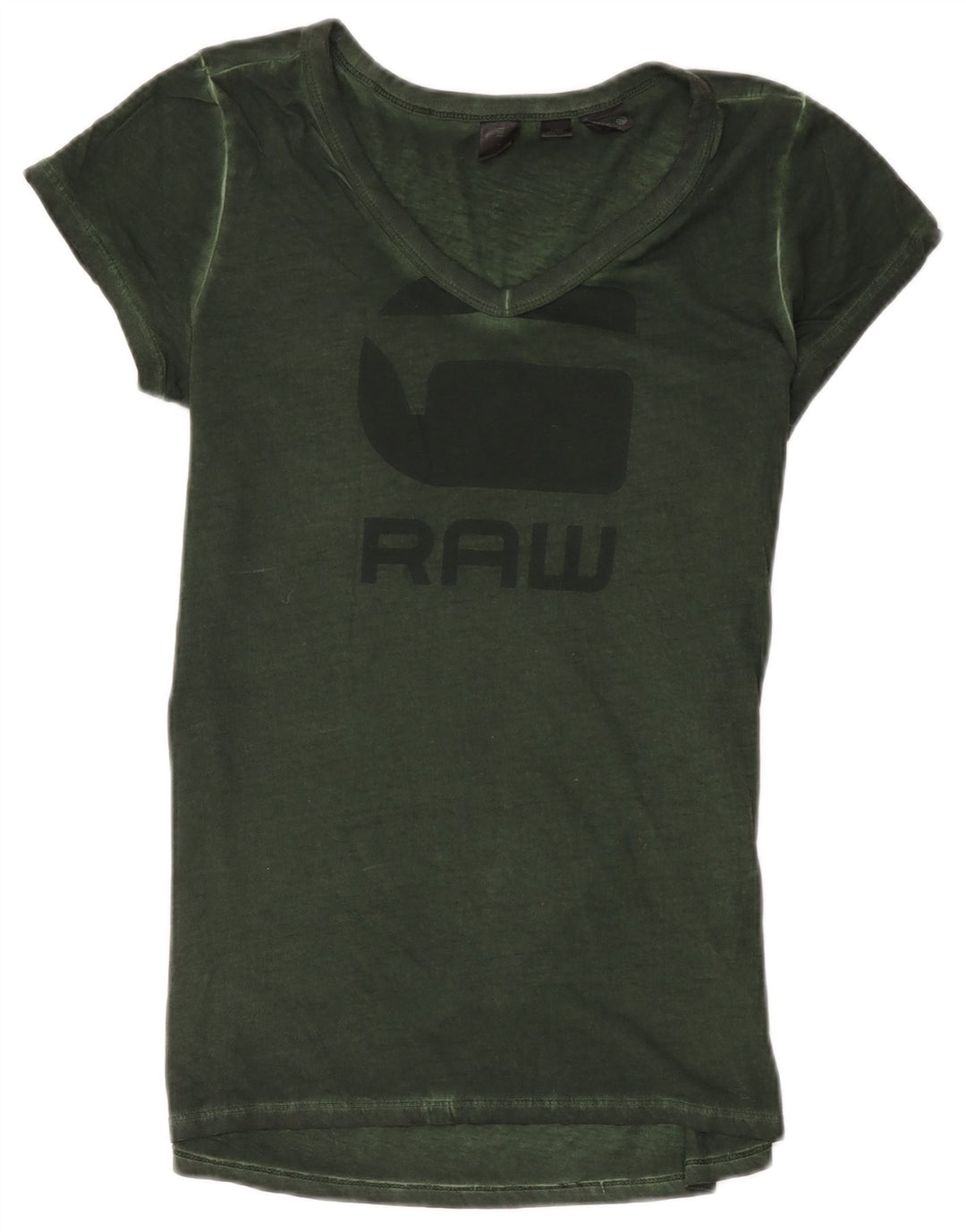 Tricou grafic pentru bărbați G-Star Top din bumbac verde mediu