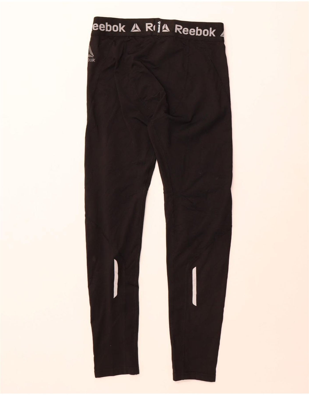 Leggings grafic Reebok pentru bărbați, poliester mediu negru