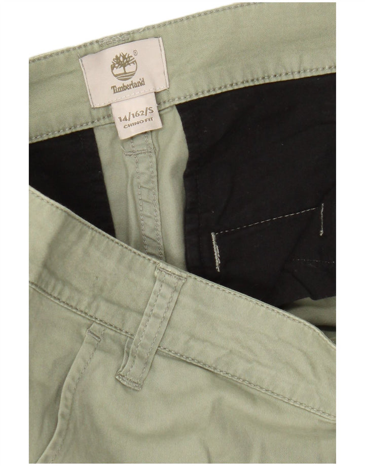 Pantaloni scurți chino pentru băieți Timberland 13-14 ani W30 verde
