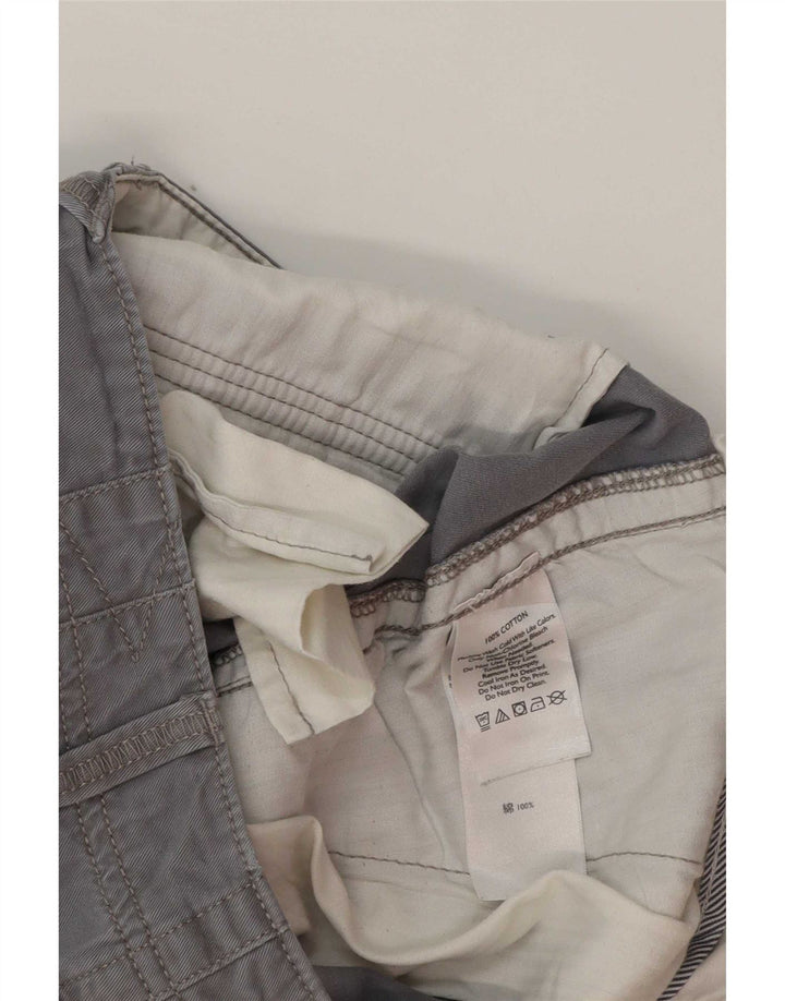 Pantaloni scurti chino pentru femei Eddie Bauer US 8 Medium W30 bumbac gri